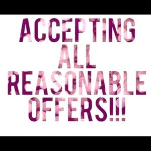 I love getting offers and making deals!